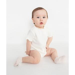 ベビー服 ロンパース ストレッチテレコ半袖ボディスーツの買取情報