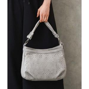 ショルダーバッグ バッグ 「2WAY」パンチングレイヤーデザインバッグ レディース