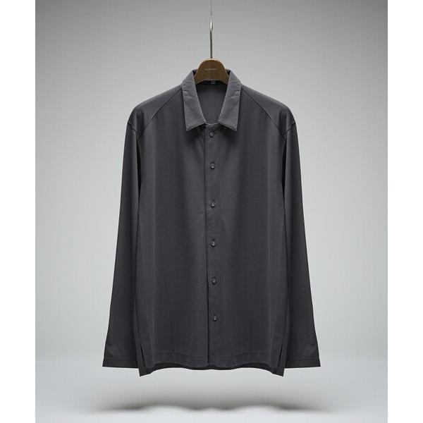 シャツ シルクブレンド シャツカーディガン メンズ