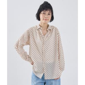 ブラウス シャツ シアードットシャツ レディース