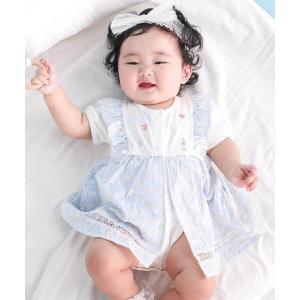 マリン刺しゅうロンパース 70~80cmの買取情報