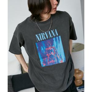 tシャツ PUBLUX/パブリュクス NIRVANA SLIVER バンドTシャツ　限定展開 メンズ レディース