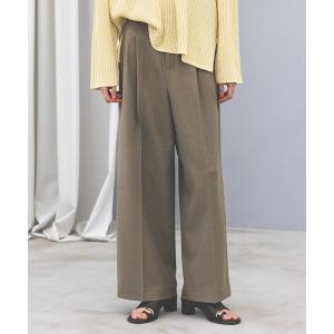 パンツ お手入れラクラクセットアップ/ワイドパンツ/600997 レディース