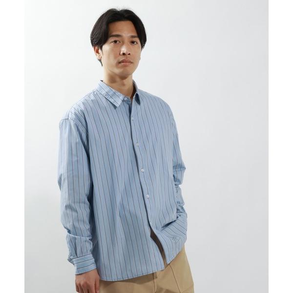 シャツ 「吸水速乾・イージーケア・ストレッチ」SOLOTEXストライプシャツ メンズ