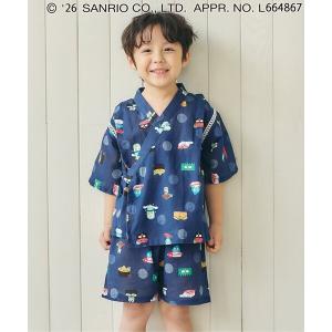 Combi mini 浴衣 オリジナル柄カンタン甚平（ペンギンくま） キッズ