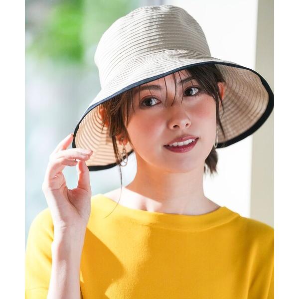 帽子 ハット 「畳める」グログランリボン ハット レディース