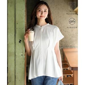 tシャツ 半袖 カナパウエストタック プルオーバー レディース