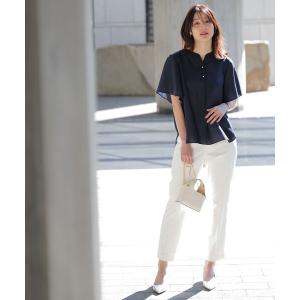 パンツ エアリーストレッチ テーパードパンツ レディース