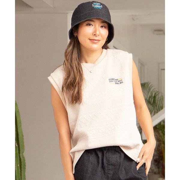 タンクトップ ノースリーブ 「Kahiko」SURF＆Palms ジェイノースリーブトップス レディ...