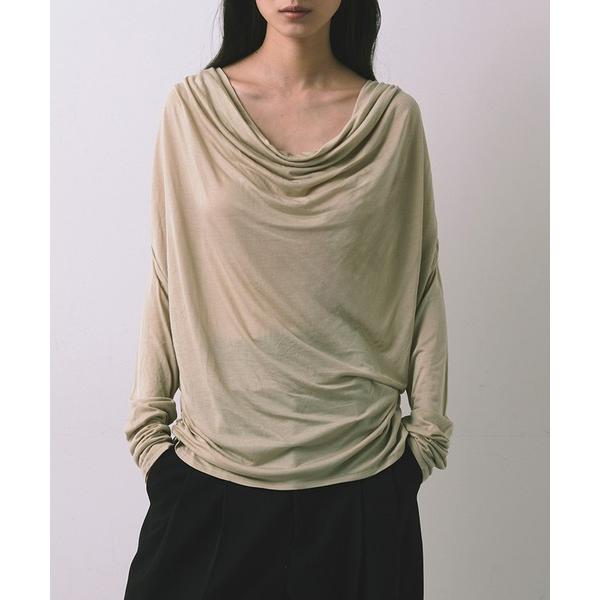 tシャツ 「kiehtova」AIRY DRAPE SHEER TOPS/エアリードレープシアートッ...