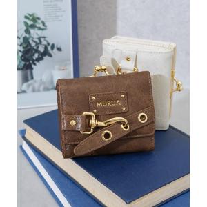ミニ 財布 「MURUA/ムルーア」 BELT SERIES　がま口ミニウォレット レディース