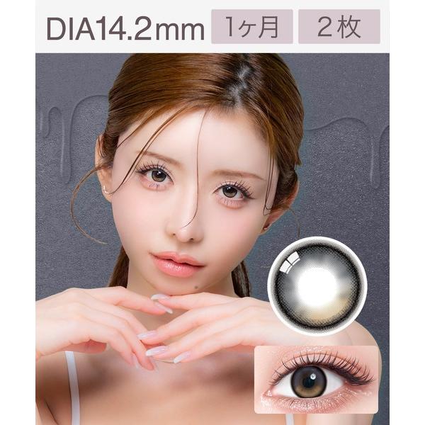 カラコン コンタクトレンズ カラーズコンタクト colors 1month ブラックパール（2枚入り...