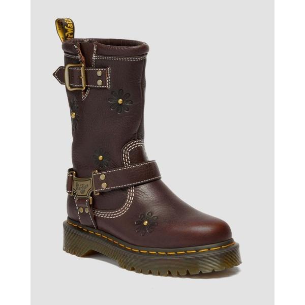 ブーツ Dr. Martens/ドクターマーチン ANISTONE HI フラワー リガー ブーツ ...