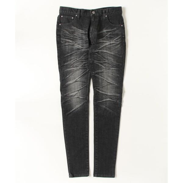 ジーンズ TORNADO MART∴シャープリンクルスキニーデニム メンズ