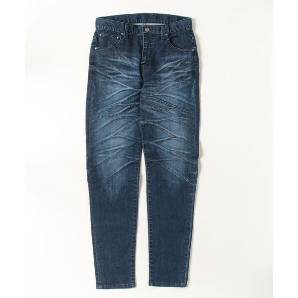 ジーンズ TORNADO MART∴シャープリンクルテーパードデニム メンズ