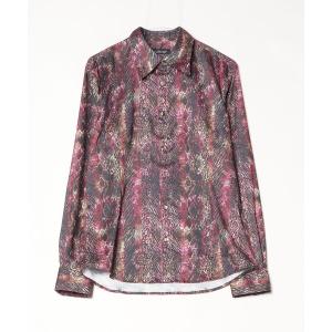 シャツ TORNADO MART∴タイダイアニマルプリントシャツ メンズ