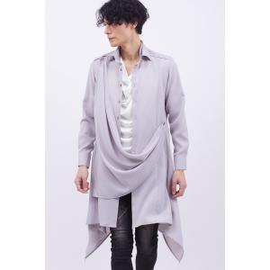 シャツ TORNADO MART∴スカーフロングシャツ メンズ