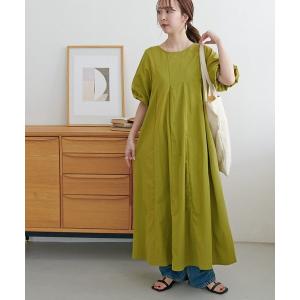 ワンピース 「WEB限定」袖バルーンタックワンピース