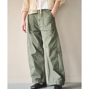 パンツ 「KHA:KI / カーキ」オーバルファティーグパンツ レディース