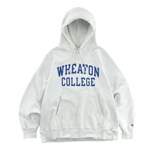 パーカー 「USED」Y2K Champion “Wheaton College” リバースウィーブ フーディ メンズ レディース