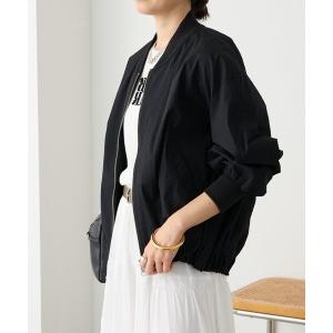 ブルゾン アウター 「軽量/接触冷感/撥水性」ライトMA-1 レディース