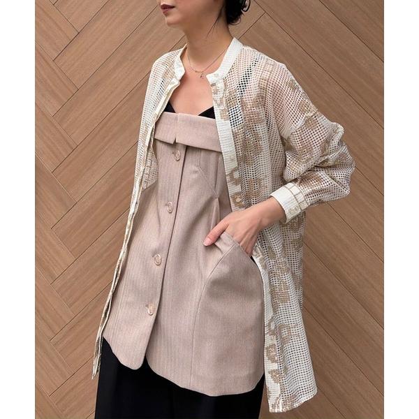 キャミソール LAYERED DETAIL CONSTRUCT TOP