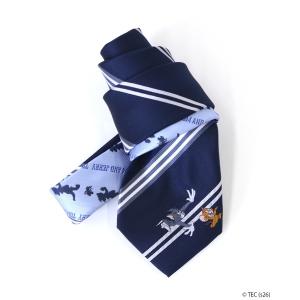 ネクタイ 「公式」トムとジェリー　ネクタイ　ストライプ