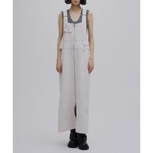 サロペット オーバーオール FUNCTION DENIM OVERALL DRESS レディース