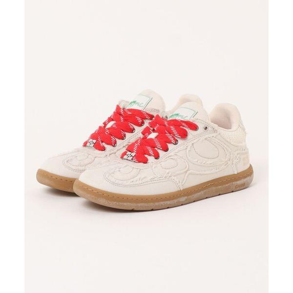Ganni Ganni Canvas Raw Edge スニーカー S3079