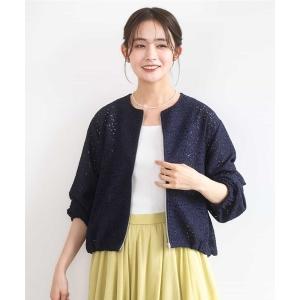 ブルゾン アウター 花柄ラッセルレースジップアップブルゾン/洗える レディース メンズ