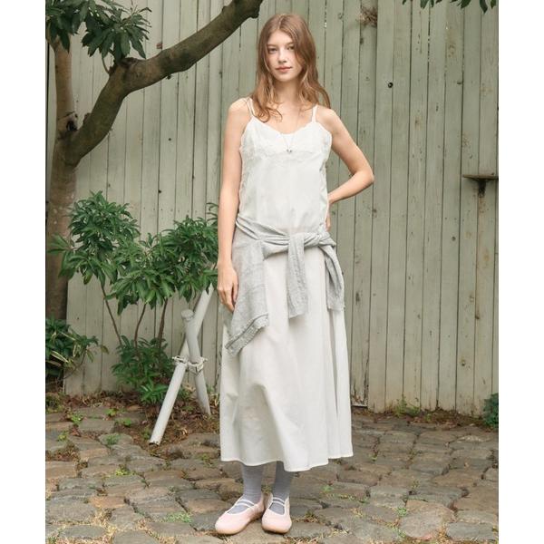 ワンピース ブロードレースキャミワンピース/Broad lace camisole dress