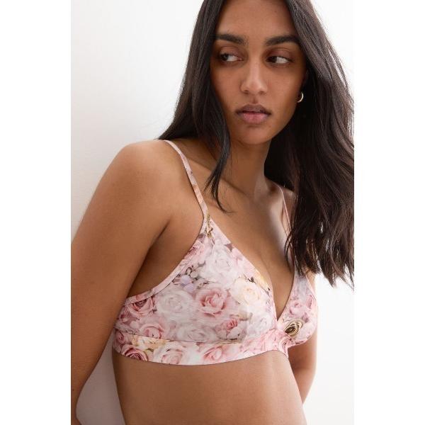 ノンワイヤーブラ ブラジャー “I Bloom for You” フレッシュバンブー Emma トラ...