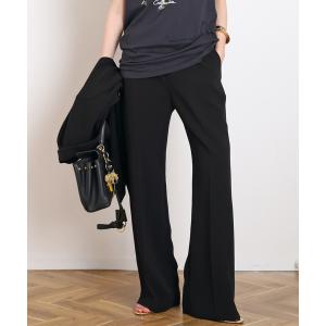 スラックス パンツ ジョーゼットプルオンパンツ レディース