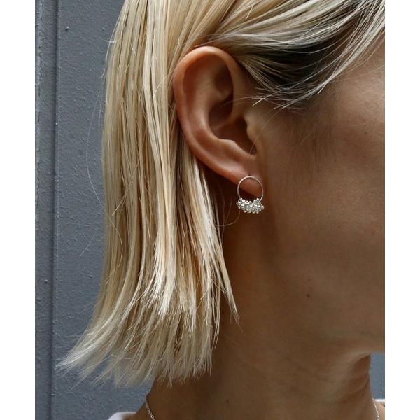 ピアス 「R」ツブ直結ピアス レディース