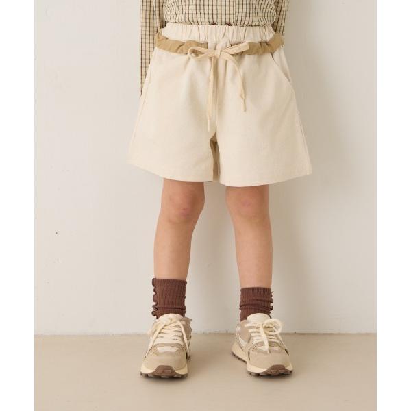 パンツ ウエストデザインショートパンツ キッズ 子供服 男の子 女の子