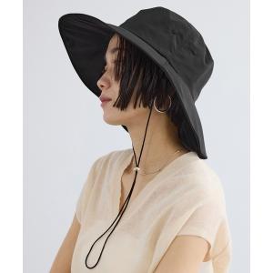IRIS 47 サンシェードハット 黒 未使用美品 IRIS47（イリスフォーセブン） 帽子 ハット 「IRIS 47」sunshade hat