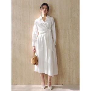 シャツワンピース カシュクールシャツワンピースの商品画像