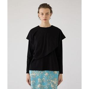 ブラウス シャツ 「RIM.ARK/リムアーク」Layered gather cut tops/レイヤードギャザーカットトップス レディース