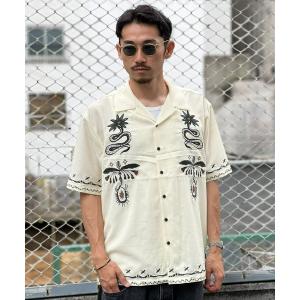 シャツ 「ROARK」”AUGS PALM” GONZO S/S メンズ レディース