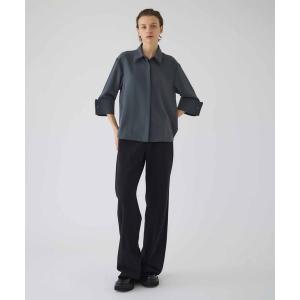 ブラウス シャツ 「RIM.ARK/リムアーク」W-collar classical blouse/ダブルカラークラシカルブラウス レディース