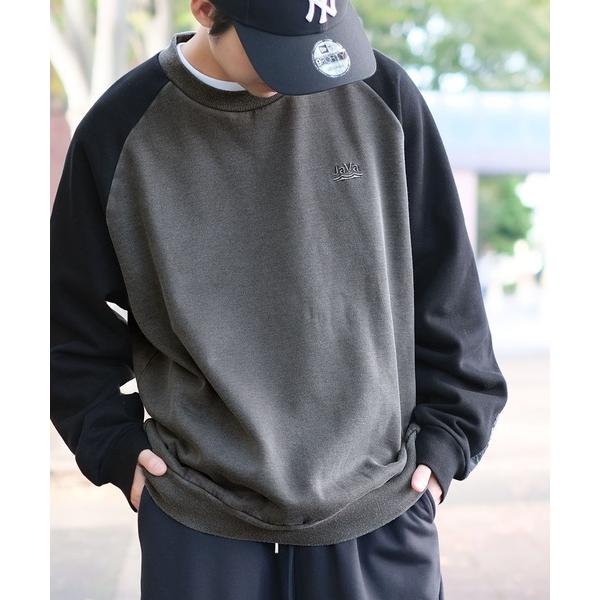 「Java」 スウェットカットソー MEDIUM チャコール メンズ