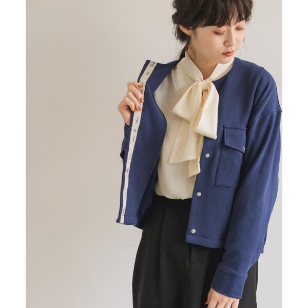 「idem」 カーディガン FREE ネイビー レディース