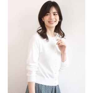 カーディガン ハイゲージニットコンパクトカーディガン/UVカット/接触冷感/洗える/WEB限定サイズあり レディース