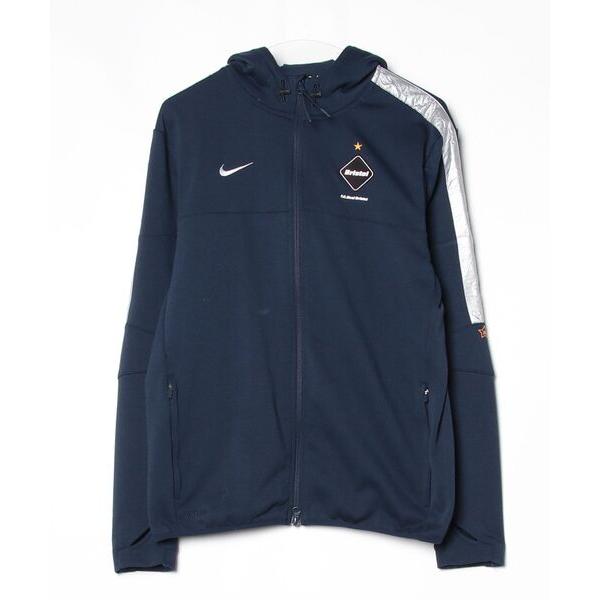 「F.C.R.B.」 ジップアップパーカー L ネイビー メンズ