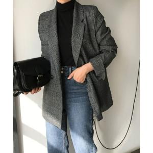 「SEU」 テーラードジャケット M グレー レディース