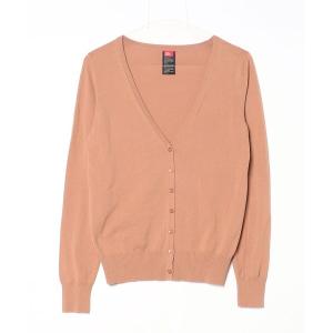 「DOUBLE STANDARD CLOTHING」 ニットカーディガン - ブラウン レディース