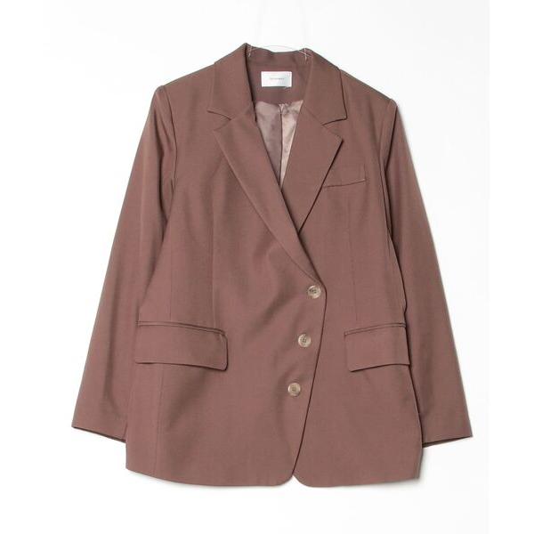 「by muni:r」 テーラードジャケット FREE ブラウン レディース