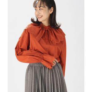 「niko and...」 長袖ブラウス MEDIUM オレンジ レディース