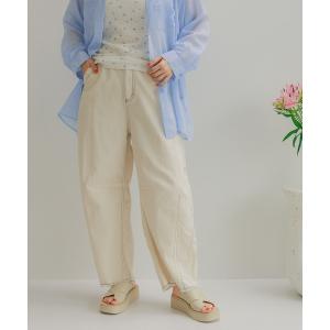 「niko and...」 パンツ LARGE オフホワイト レディース