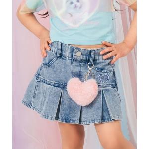 スカート チャーム付 ハーフプリーツ スカート（別売りセットアップ） キッズ 子供服 女の子